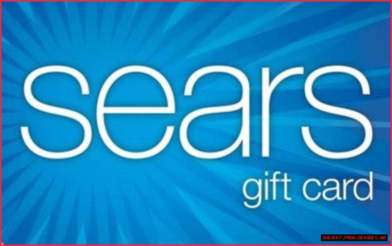 Can Sears gift cards still be used?