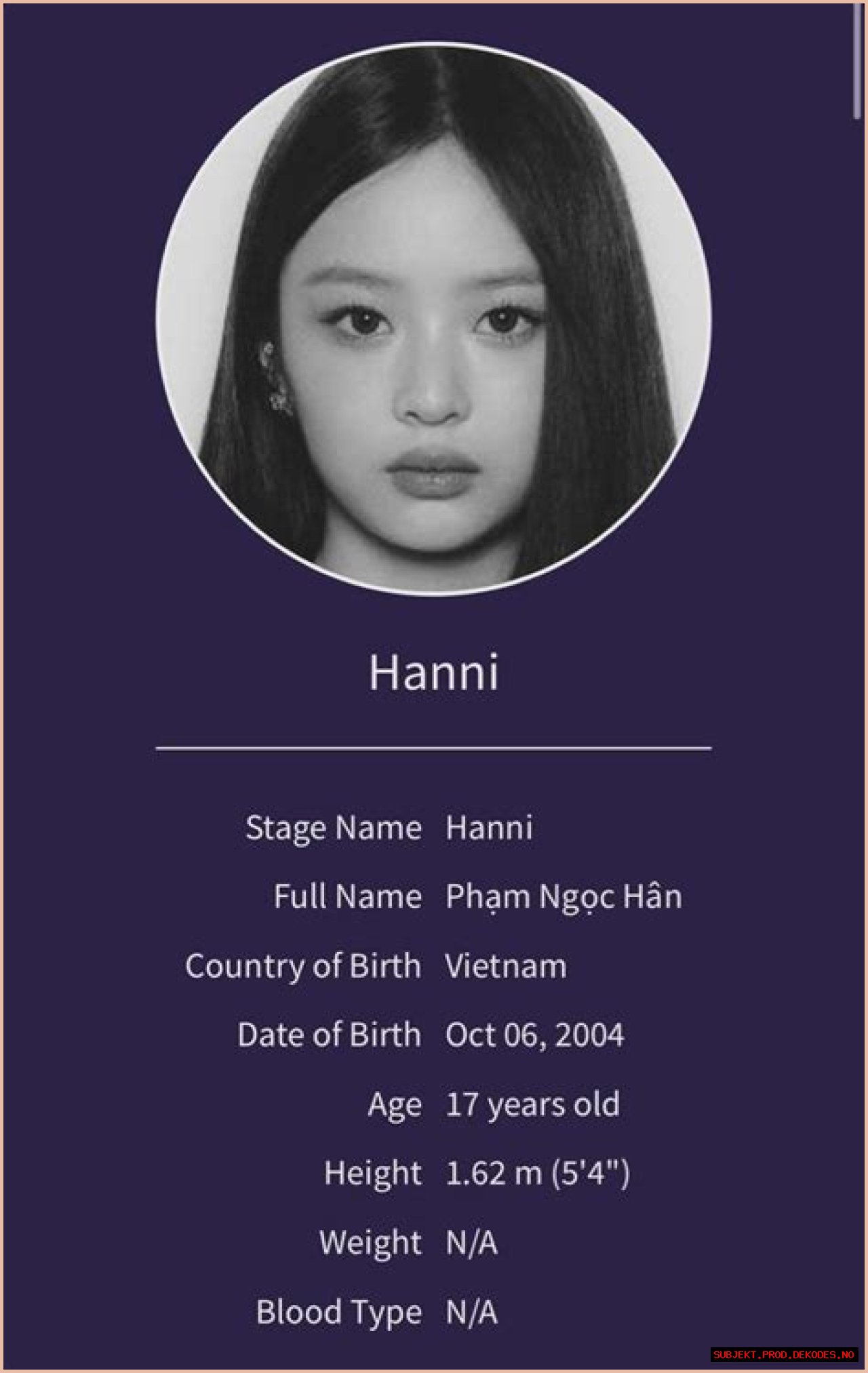 Hanni (NewJeans): Profile, Age, Birthday, Height, Weight