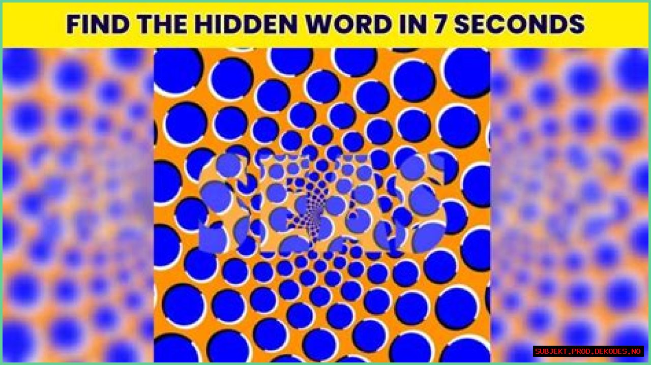 Optical Illusion: Can You Find The Word 'AM' Among AW Within 6 Secs? - SarkariResult