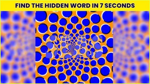 Optical Illusion: Can You Find The Word 'AM' Among AW Within 6 Secs? - SarkariResult
