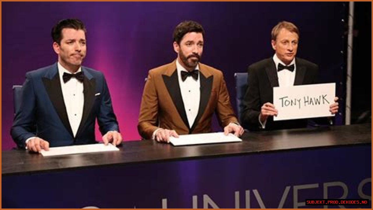 The Property Brothers & Tony Hawk In Miss Universe Sketch – Hollywood Life